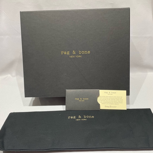 NWT / Rag & Bone / Shea Asphault Suede Boot / Size 39 / 8 - Picture 6 of 6